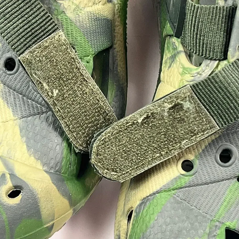 Skechers Clog Sandal Foamies Koolers Swurlz Sz13 Green Camo Water Shoes Slip On
